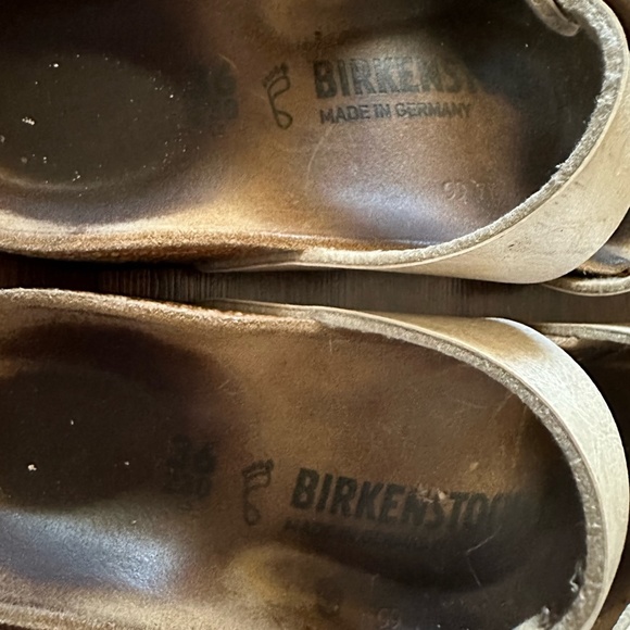 BIRKENSTOCK Mayari Birko-Flor Graceful Pearl White Sandals - Picture 8 of 9